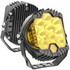 AUTOXBERT 2x 5Inch Round Led Off Road Lights Yellow Fog
