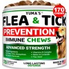 Flea and Tick Prevention for Dogs Chewables - 170 Treats