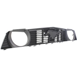 Garage-Pro Grille Assembly Compatible with 2010-2012 Ford Mustang Textured Gray Shell and Insert, GT Model