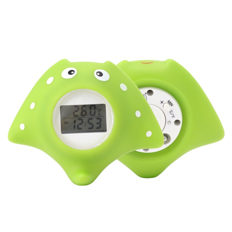 Baby Bath Thermometer Alarm LCD Display Fish Shaped Waterproof 0‑60