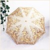 Honeystore Vintage Lace UV Sun Parasol Folding 3D Flower Embroidery