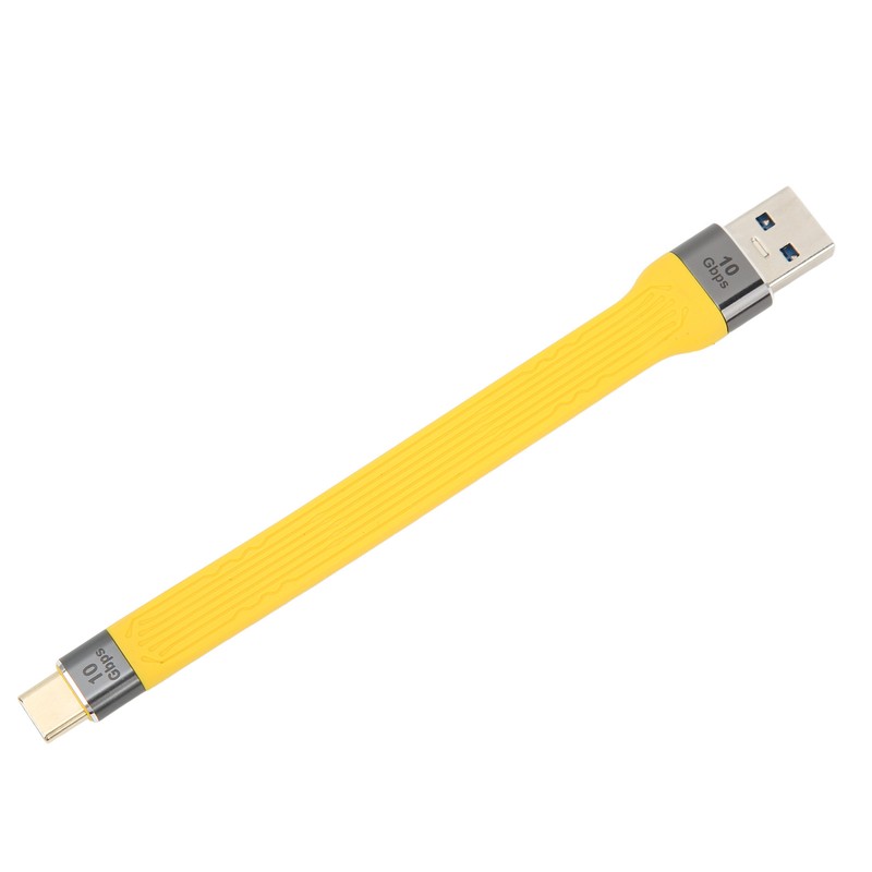 USB Male to Type C Male Cable 10Gbps 5A 13.8cm
