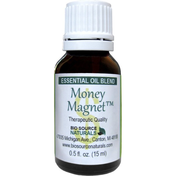 Money Magnet Essential Oil Blend 0.5 fl oz / 15 ml for Law of Attraction and Abundance