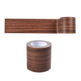 tooloflife Furniture Tape Beautify - Wood Effect Repair Tape for Furniture, Floor, Door, Table and Chair - 1 Piece (Dark Brown)