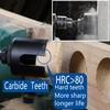 PLG2SUPT 3 inch 76mm Dia Hole Saw Carbide,2.36” Deep Cutting