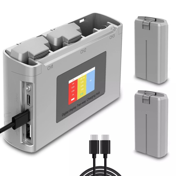anegine Mini 2 SE, 4K Battery with Two-Way Charging Hub,