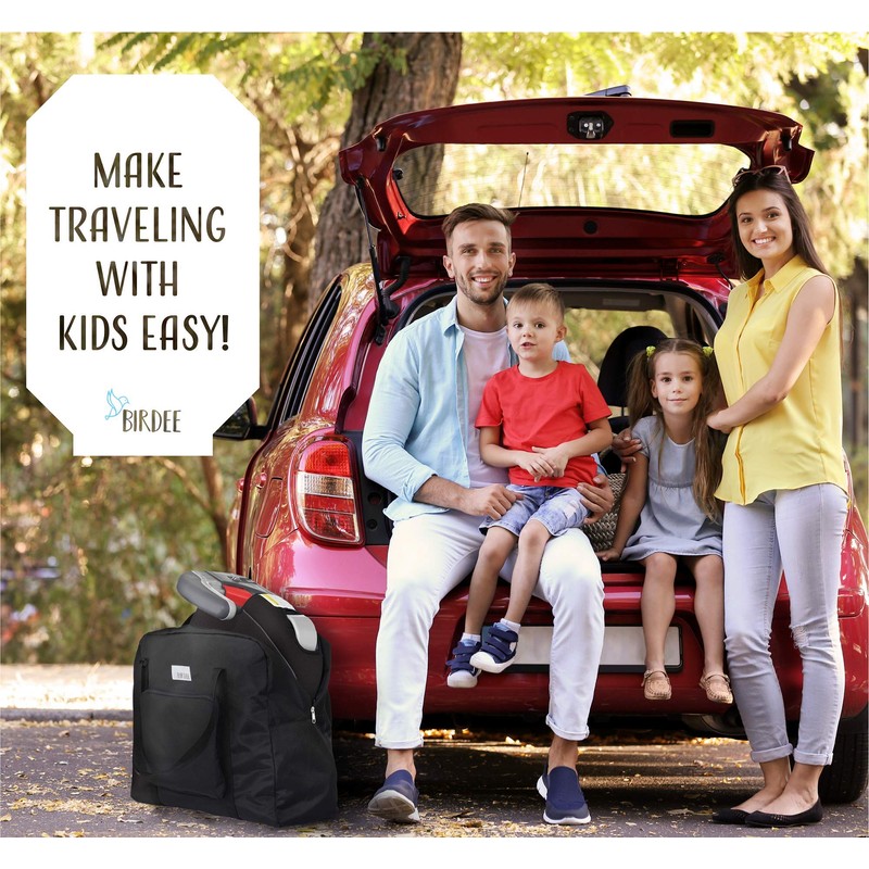 Birdee Durable Backless Booster Seat Travel Bag for Airplane Gate