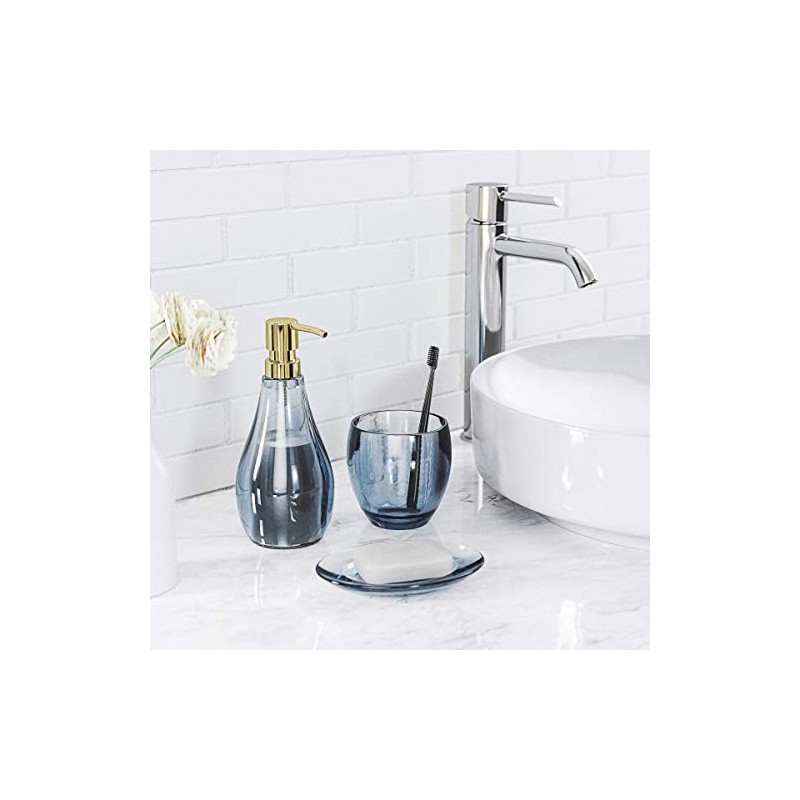 Umbra Droplet Acrylic Soap Dish Container For Bathroom - Nicely