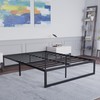 Flash Furniture Bentley 14" Metal Platform Bed Frame - Black