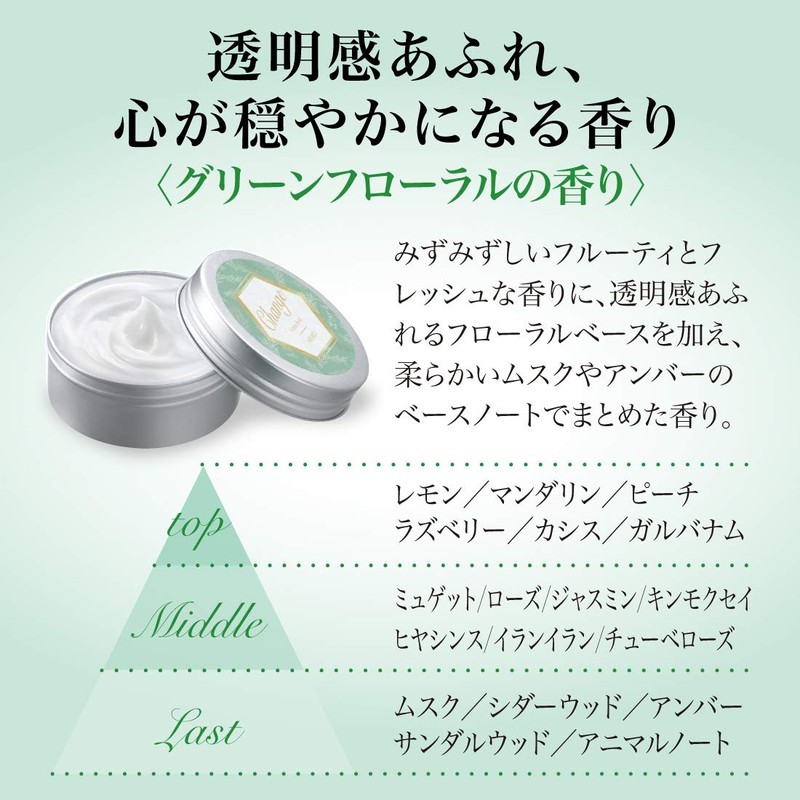 Meiko Cosmetics Hand Cream, Green Floral Scent, 2.1 oz (60