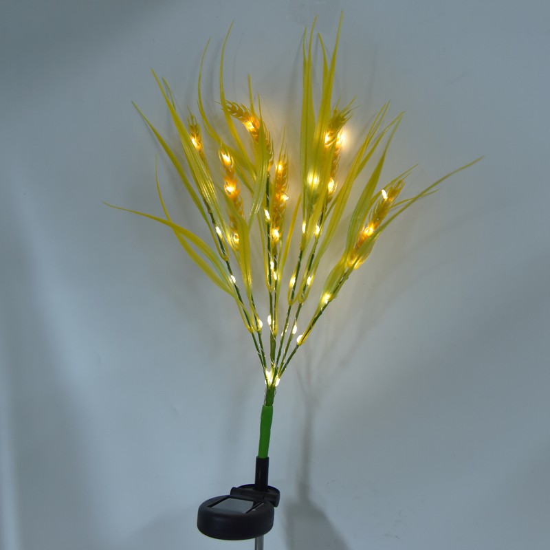 2pcs Solar Wheat Ear Lights IP44 Waterproof Wheat Ear LED