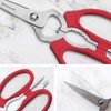 Messermeister 8-Inch Take-Apart Kitchen Scissors, Red - Includes Screwdriver, Nut