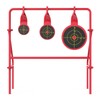 Steel Target Stand, Spinner Shooting Target Foldable Durable Steel Construction