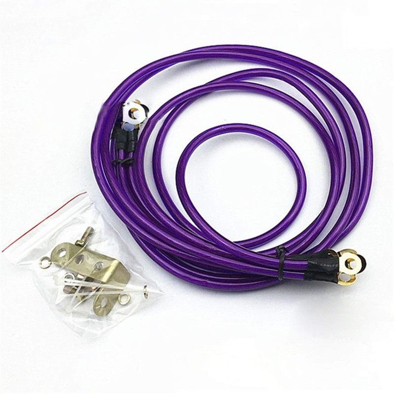 Engine Earthing Wire Kit (Purple)