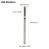 sourcing map 5pcs 200-230 Grits Diamond Grinding Bit 2.5mm Cylinder