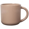 Danica Heirloom Stoneware Mug, Modern Fluted Design, 22 oz