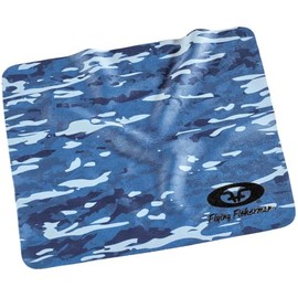 Flying Fisherman Mikrofaser-Reinigungstuch für Brillengläser, Blaues Wasser-Camouflage