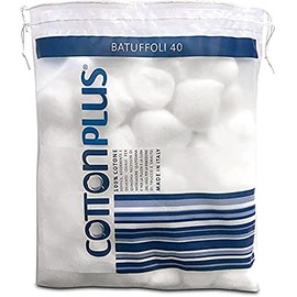 Cotton Plus White Balls 40-Pieces - 29g