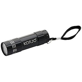 Korjo LED Pocket Torch, for Travel, Black