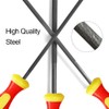 QEEROYO 3Pcs Chainsaw Chain Sharpening File, Professional Round Chainsaw Sharpener,