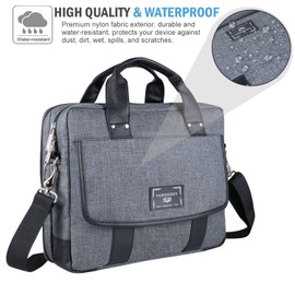 17.3 17 Inch Laptop Shoulder Bag Office Work Briefcase for Men Women for HP ENVY 17, Omen 17, OMEN X, ZBook 17, ZBook Fury 17