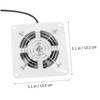 LALAFINA Wall Mount Exhaust Fan for Kitchen Bathroom Toilet Ventilation