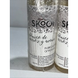 Unbranded 2 New Skooh Rice + Oatmeal Facial Toner, Arrozy Avena 240ml Each