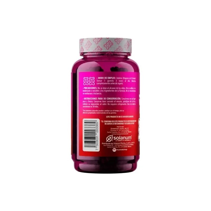 Solanum Belabear Vinagre Manzana Gomitas