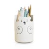 Aipeeo Pen Holder, Pencil Holder, Pen Holder, Round Bear Shape,