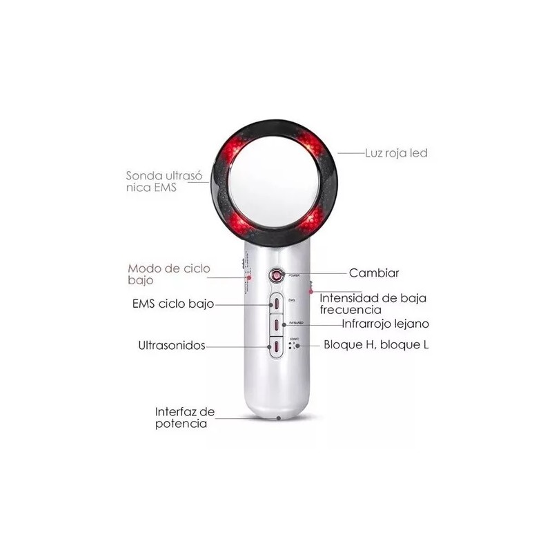EU Plug Máquina De Eliminación De Grasa Por Cavitación Ultrasónica
