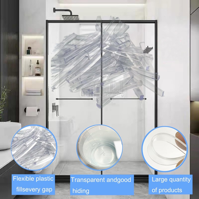 1/8" x 1/4" x 2" Clear Setting Blocks - Plastic