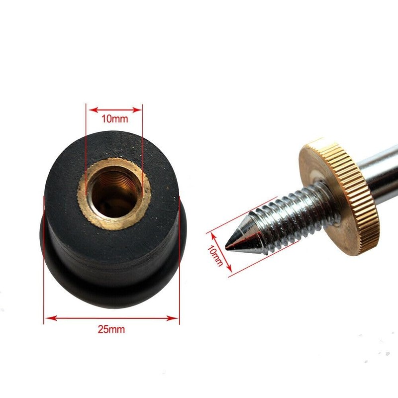 2pcs Upright Bass Endpin Bottom Screw 10mm on End Pin