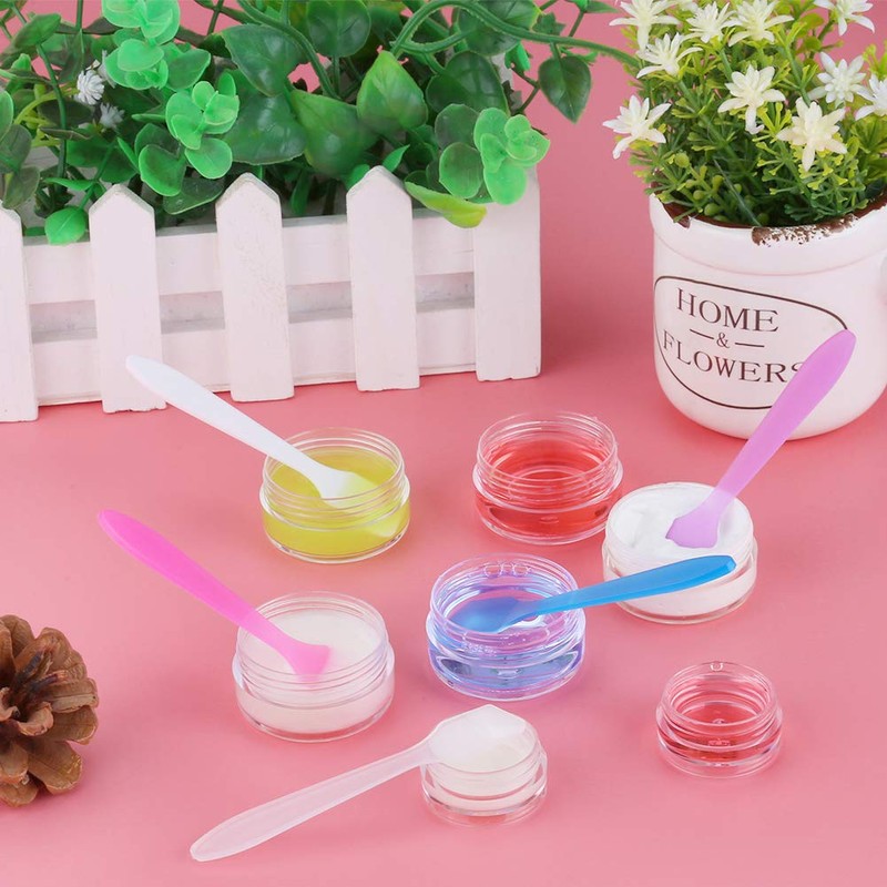300 Pack MINI Makeup Spatulas, Reusable Cream Tip Spatulas Frosted