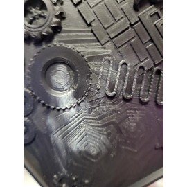 Dragontet Games Large Dry Brush Texture palette for miniature painting