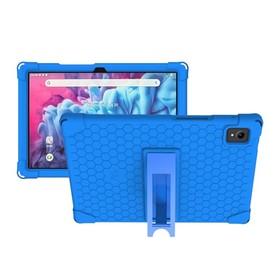(for Sky PAD 10Max, Side Camera) Transwon Kids Case for Sky Devices Sky PAD 10 Max Tablet 10.1 Corner Camera(1 Camera and 1 Flash Light) - Blue
