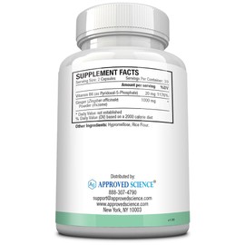 Approved Science Nauseprin - Ginger, Bioactive Vitamin B6-180 Capsules - Vegan