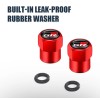Aftermarket Black GR Toyota Valve Stem Caps for Supra, GR86,