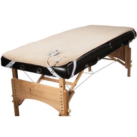 Master Massage ETL Certified Deluxe Fleece Massage Table Warmer Heater Pad Warming Therma Pad, White