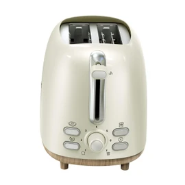 Oster 2-Slice Toaster with Extra Wide Slots, Bagel Toaster, Oat Milk