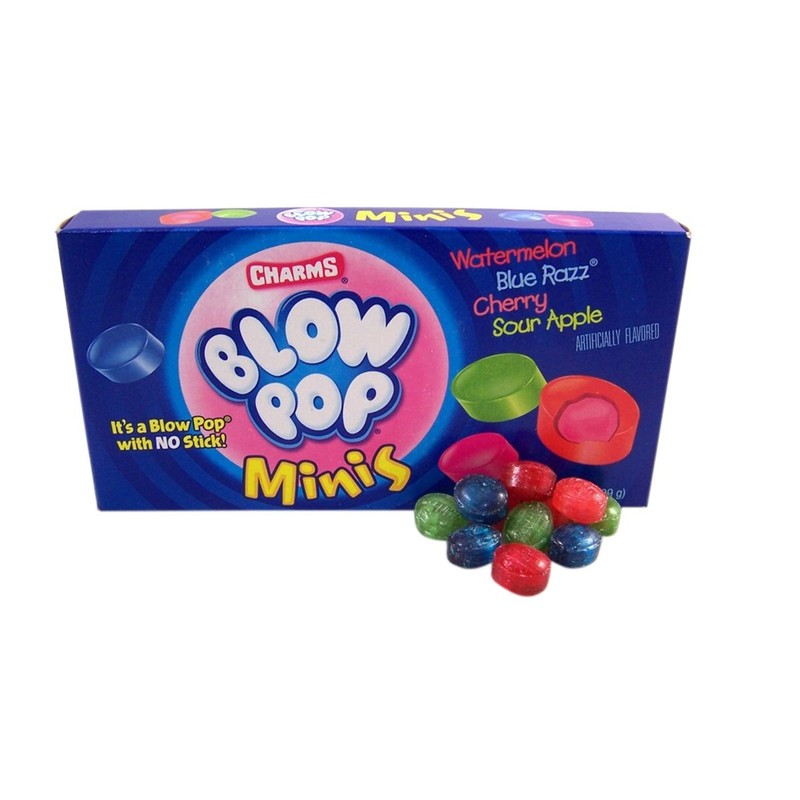 Charms Blow Pops Minis Theater Box, 3.5 oz (Pack of