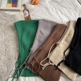 Women's Winter Balaclava Hat - Neck Warmer, Hooded Scarf & Beanie lf2184 Free Size/Dark Brown 20ea