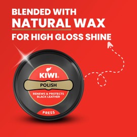 Kiwi Shoe Polish, 40 ml, Black