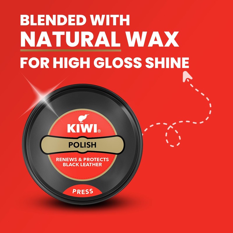 Kiwi Shoe Polish, 40 ml, Black