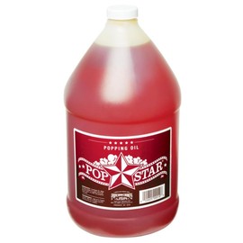 Popcorn County USA PopStar Popcorn Oil | Heart Healthy Sunflower Oil | Butter Flavor Topping & Popping Oil | Make Movie Theater Butter Popcorn | Non GMO Popcorn Oil | Gluten Free & Dairy Free | Quart