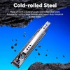 1 Pair Heavy Duty Drawer Slides Full Extension Side Mount