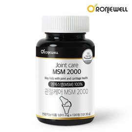 Roniewell MSM 2000 관절 joint care 조인트케어 jointcare 엠에스엠 120정 MSM 2000 Joint Care 120 Tablets