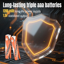 perprokay AAA Batteries 24-Pack&10-Year Shelf Life, Leak-Proof & Mercury/Cadmium-Free. Powers Remotes, Mice, Keyboards & More. Long-Lasting, Safe for Home Use.
