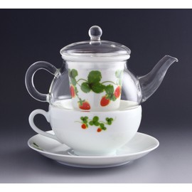 有田焼 serandogurasu texi-fo-wan Strawberry TFO – 003