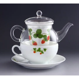 有田焼 serandogurasu texi-fo-wan Strawberry TFO – 003