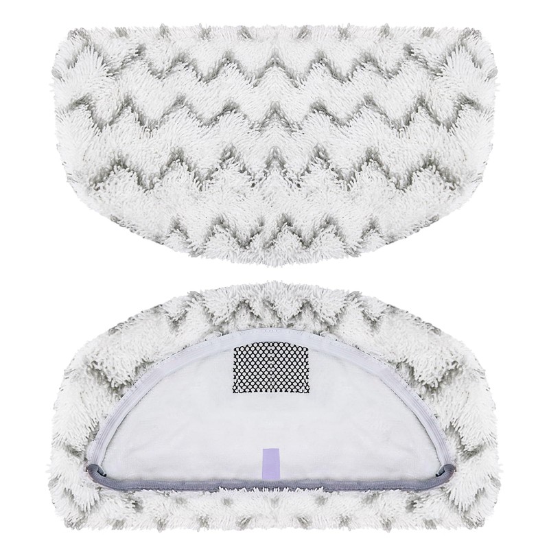 4 PACK Steam Mop Replacement Pads Compatible with Bissell Powerfresh